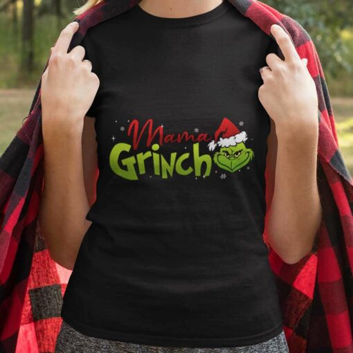 Mama Grinch Christmas T-shirt