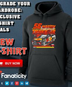 Martin Truex Jr Checkered Flag Sports Black Car shirt 1 Martin Truex Jr Checkered Flag Sports Black Car shirt 2