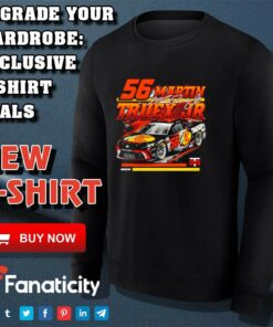 Martin Truex Jr Checkered Flag Sports Black Car shirt 2 Martin Truex Jr Checkered Flag Sports Black Car shirt 3
