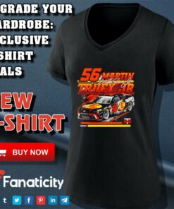 Martin Truex Jr Checkered Flag Sports Black Car shirt 3 Martin Truex Jr Checkered Flag Sports Black Car shirt 4