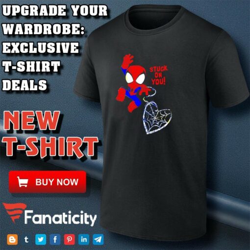 Marvel Spiderman Stuck On You shirt