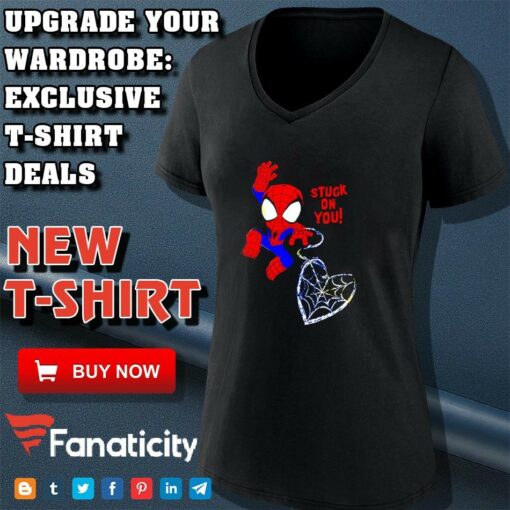 Marvel Spiderman Stuck On You shirt