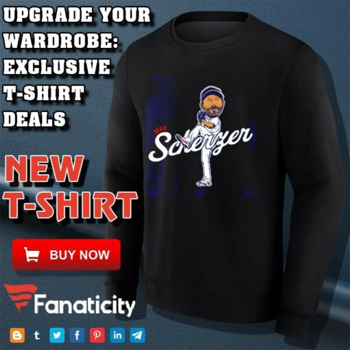 Max Scherzer Caricature Toronto Blue Jays shirt