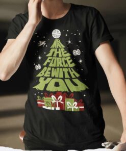 May The Force Be With You Christmas Tree T-Shirt Star Wars