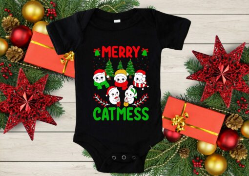 Merry Catmess So Cute Family Christmas Sweatshirt