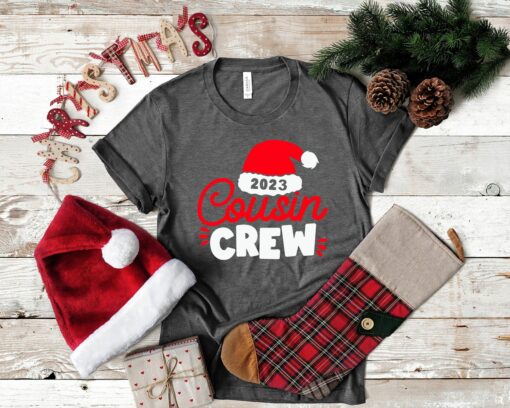 Merry Christmas 2023 Cousin Crew Sweatshirt Trendy Unique Xmas Gift