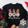 Merry Christmas Cute Buffalo Plaid Gnomes Sweatshirt Lovely Unique Xmas Gift