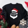Merry Christmas Everyone Santa Hat Sweatshirt Cozy Unique Xmas Gift