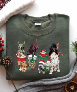 Merry Christmas Galaxy War Coffee Cups Latte Cool Sweatshirt