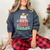 Merry Christmas Gildan Unisex Sweatshirt Christmas Tree Bling Lights Unique Xmas Gift