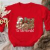 Merry Christmas Joy To The World Jesus Is The Reason Nativity Scene Sweatshirt Lovely Unique Xmas Gift