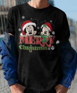 Merry Christmas Mickey Minnie Christmas T-shirt Disney