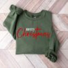 Merry Christmas Minimalist Sweatshirt Lovely Unique Xmas Gift