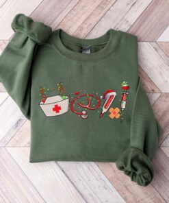 Merry Christmas Nurse Xmas Sweatshirt Gift
