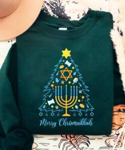 Merry Christmukkah Hanukkah Jewish Christmas Sweatshirt