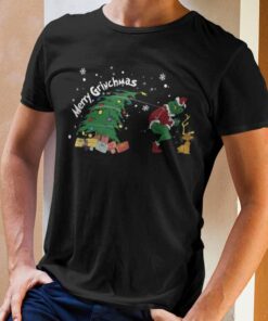 Merry Grinchmas Grinch And Max Christmas T-shirt