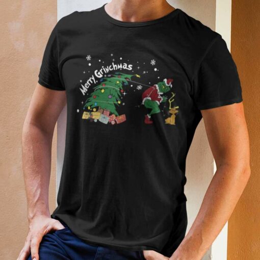 Merry Grinchmas Grinch And Max Christmas T-shirt