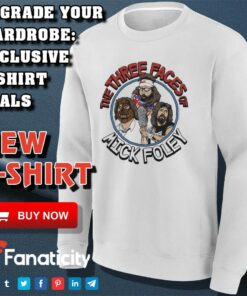 Mick Foley Three Faces of Foley shirt 2 Mick Foley Three Faces of Foley shirt 3
