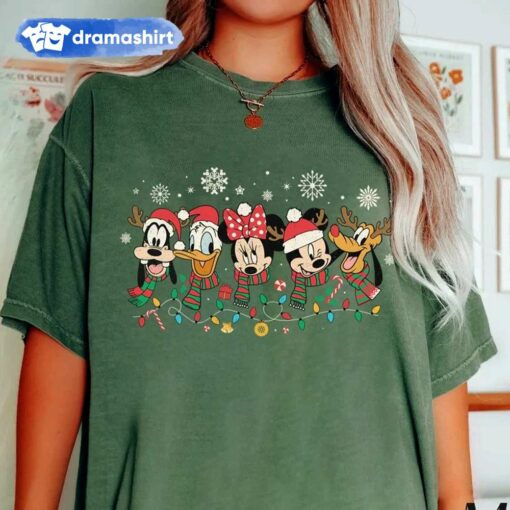 Mickey And Friends Christmas T-Shirt Disney