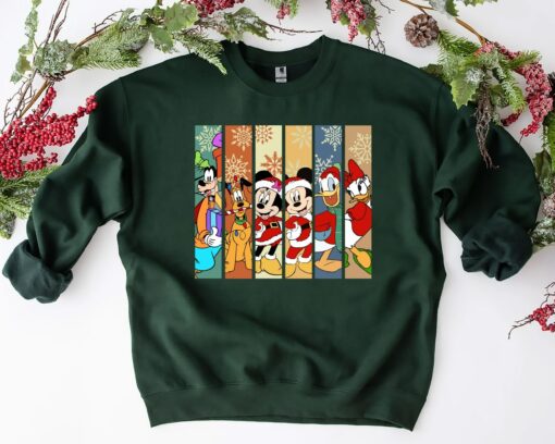 Mickey And Friends DisneyWorld Magic Kingdom Christmas Sweatshirt