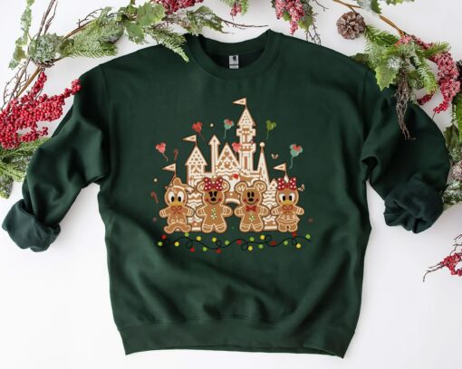 Mickey And Friends Gingerbread Cookies Christmas Sweatshirt