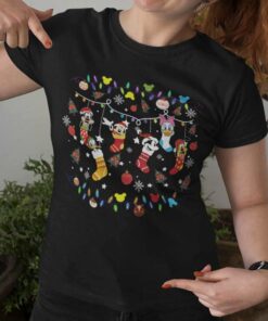 Mickey And Friends Sock Christmas T-shirt