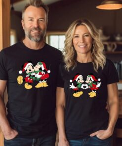 Mickey And Minnie Cute Christmas Gift Disney Couple Sweatshirt