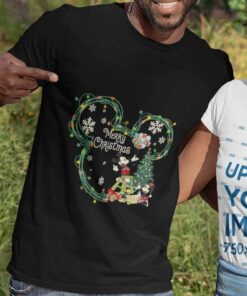 Mickey And Minnie Merry Christmas T-shirt