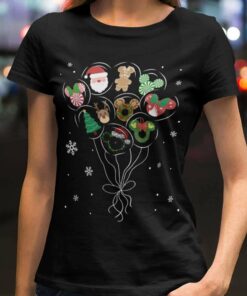 Mickey Balloon Icon Christmas T-shirt