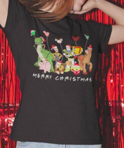 Mickey Balloon Merry Christmas T-shirt Toy Story