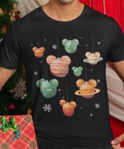 Mickey Christmas Planets T-shirt