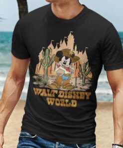Mickey Cowboy Walt Disney World Christmas T-shirt
