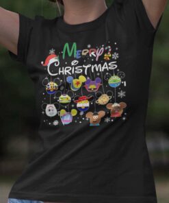 Mickey Ear Little Thing Ball Merry Christmas T-shirt Toy Story