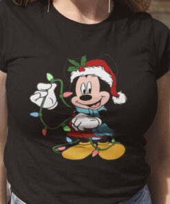 Mickey Light Disneyland Christmas Shirt