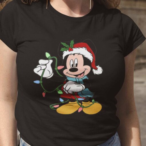 Mickey Light Disneyland Christmas Shirt