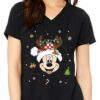 Mickey Santa Hat Christmas T-Shirt Disney