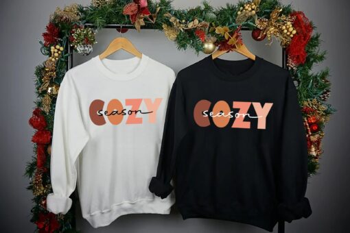 Minimalist Cozy Season Sweatshirt Lovely Unique Xmas Gift