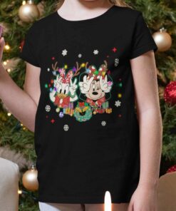 Minnie And Daisy Duck Costume Reindeer Christmas T-shirt Disney