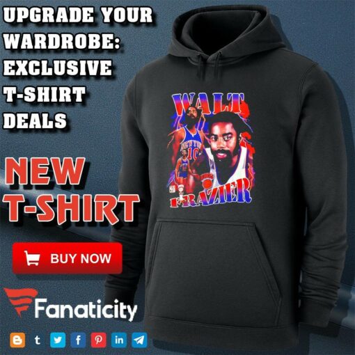 Mitchell And Ness Walt Frazier Stats Graphic shirt