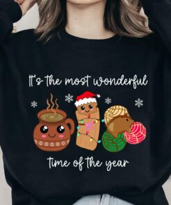 Most Wonderful Time Of The Year Mexican Pan Dulce Christmas Sweatshirt Lovely Unique Xmas Gift
