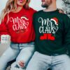 Mrs. Claus Matching Christmas Sweatshirt Lovely Unique Xmas Gift For Couple