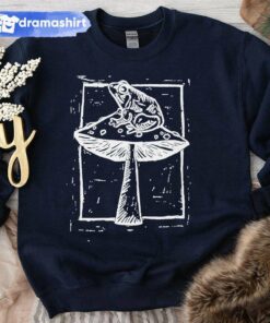 Mushroom Fisher Sweatshirt Over The Garden Wall