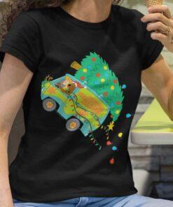 Mystery Machine Van Christmas Tree T-Shirt Scooby-Doo