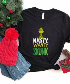 Nasty Wasty Skunk Christmas T-Shirt The Grinch
