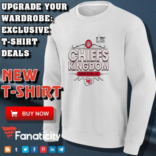 Nfl Chiefs Kingdom Super Bowl Lix Logo shirt