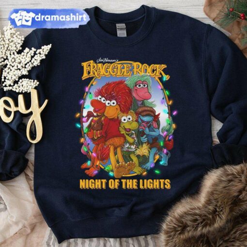 Night of The Lights Christmas Sweatshirt Fraggle Rock