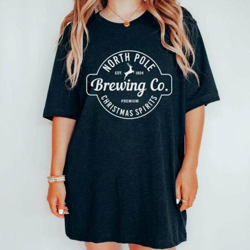 North Pole Brewing Co Christmas Spirits T-Shirt