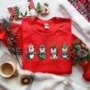 North Pole Christmas Cute Penguin Sweatshirt Lovely Unique Xmas Gift