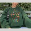 Not A Creature Was Stirring Disneyland Retro Jaq And Gus Gus Christmas Light Sweatshirt