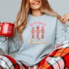 Nuts About Pink Nutcrackers Christmas Sweatshirt Lovely Unique Xmas Gift